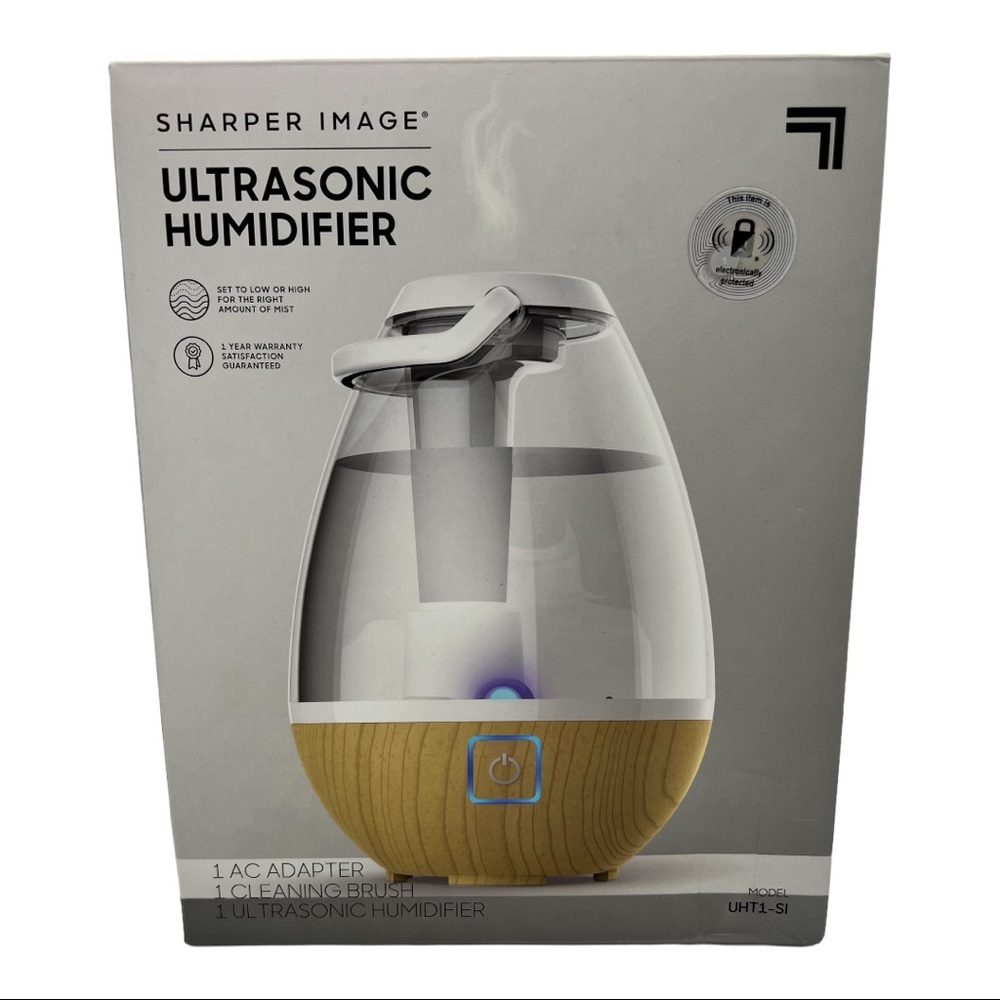 NEW Sharper Image HU1-0065-110 Ultrasonic Humidifier White 0.4 gallon